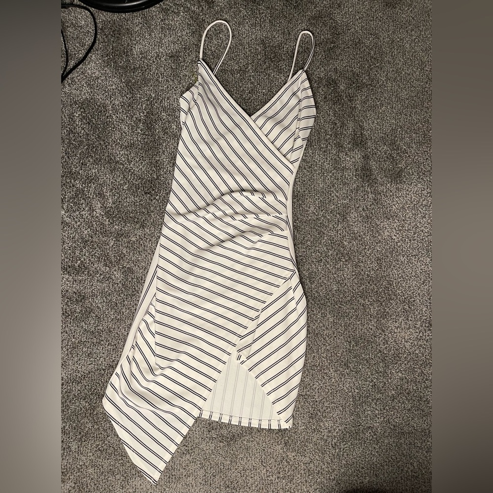 Stripped Mini Dress